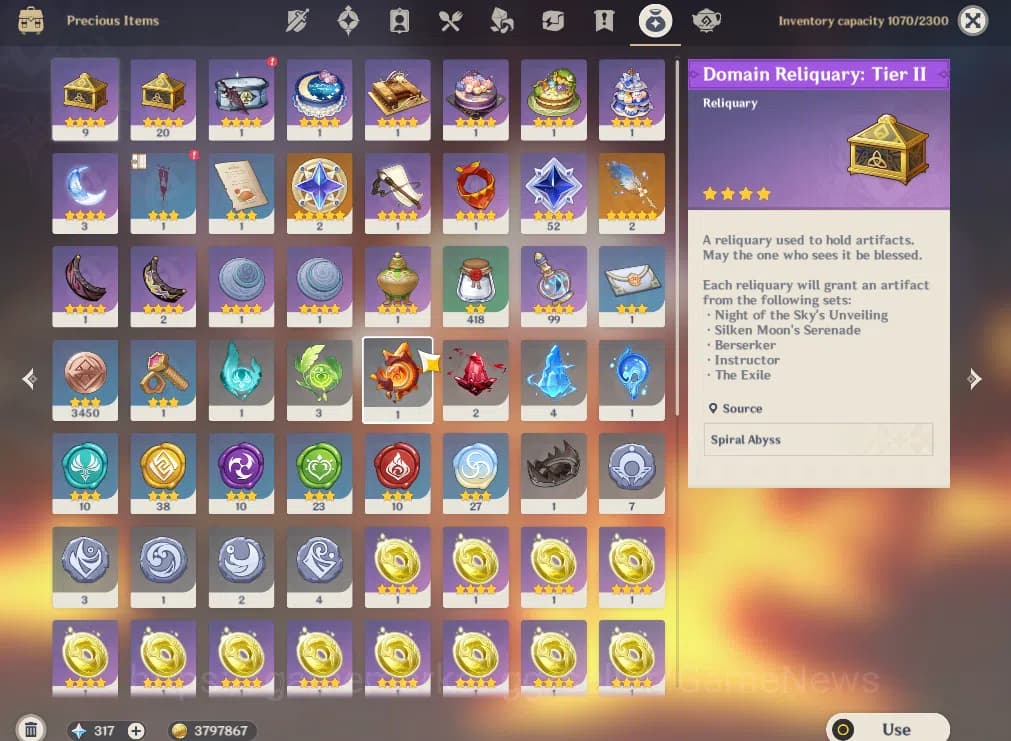 Genshin Impact Accounts ASIA|AR60|ENDGAME|19Limited+13(*5Weapon)|PremTeam image 19