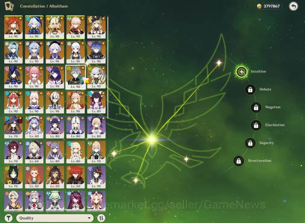 Genshin Impact Accounts ASIA|AR60|ENDGAME|19Limited+13(*5Weapon)|PremTeam image 8