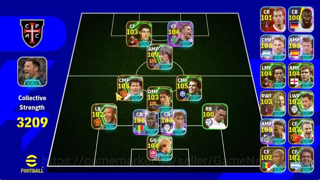 eFootball Accounts Mobile|Bullet Header(Andry Shevchenko),VisionPass( image 1