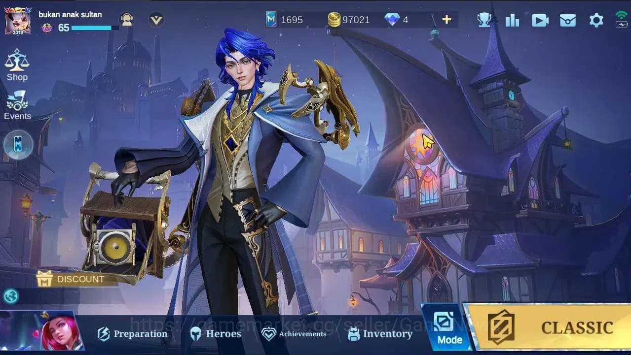 Mobile Legends: Bang Bang Accounts Hero 96|Skin 128|High Honor 32|CC Natalia,LB[Harit image 1