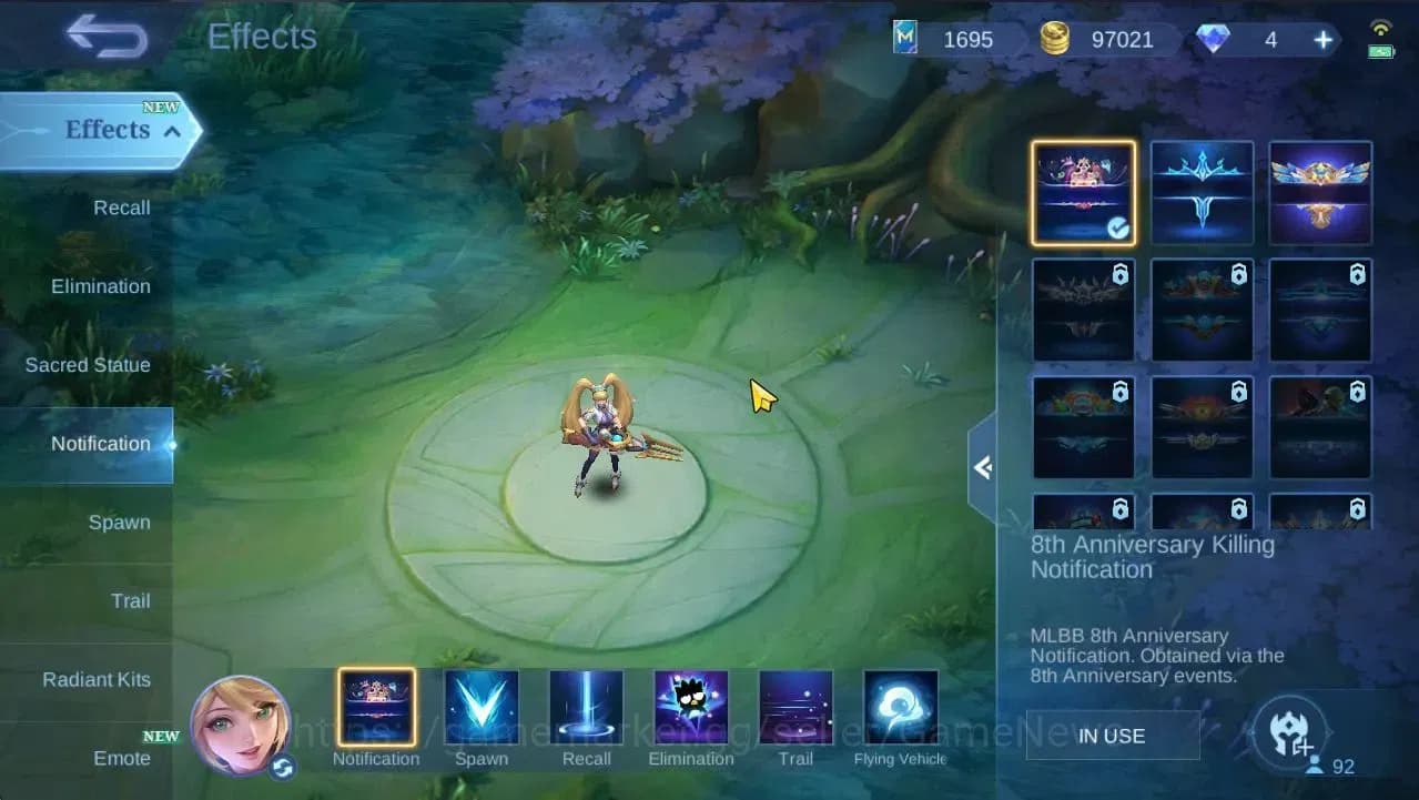 Mobile Legends: Bang Bang Accounts Hero 96|Skin 128|High Honor 32|CC Natalia,LB[Harit image 11