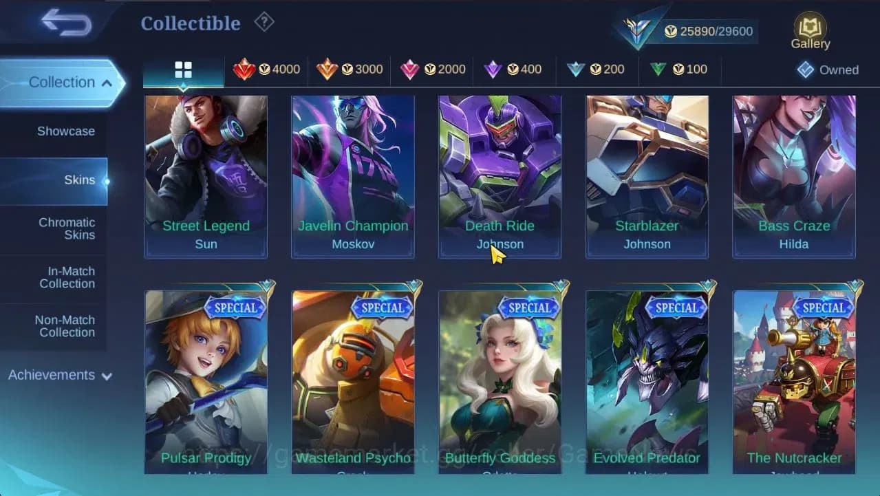Mobile Legends: Bang Bang Accounts Hero 96|Skin 128|High Honor 32|CC Natalia,LB[Harit image 20