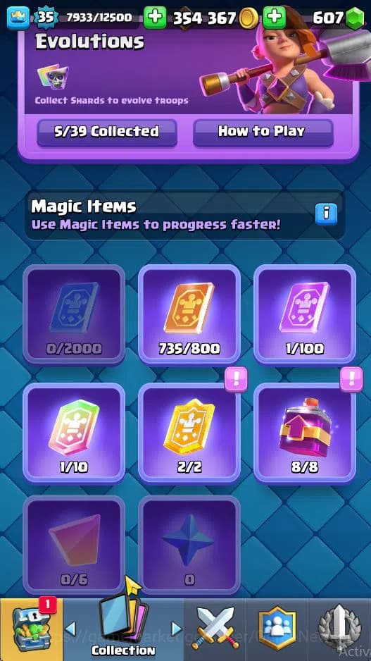 Clash Royale Accounts Lv 37|Trophy 7279|KTL 12|Limited Skin|Card 121| 2 image 16