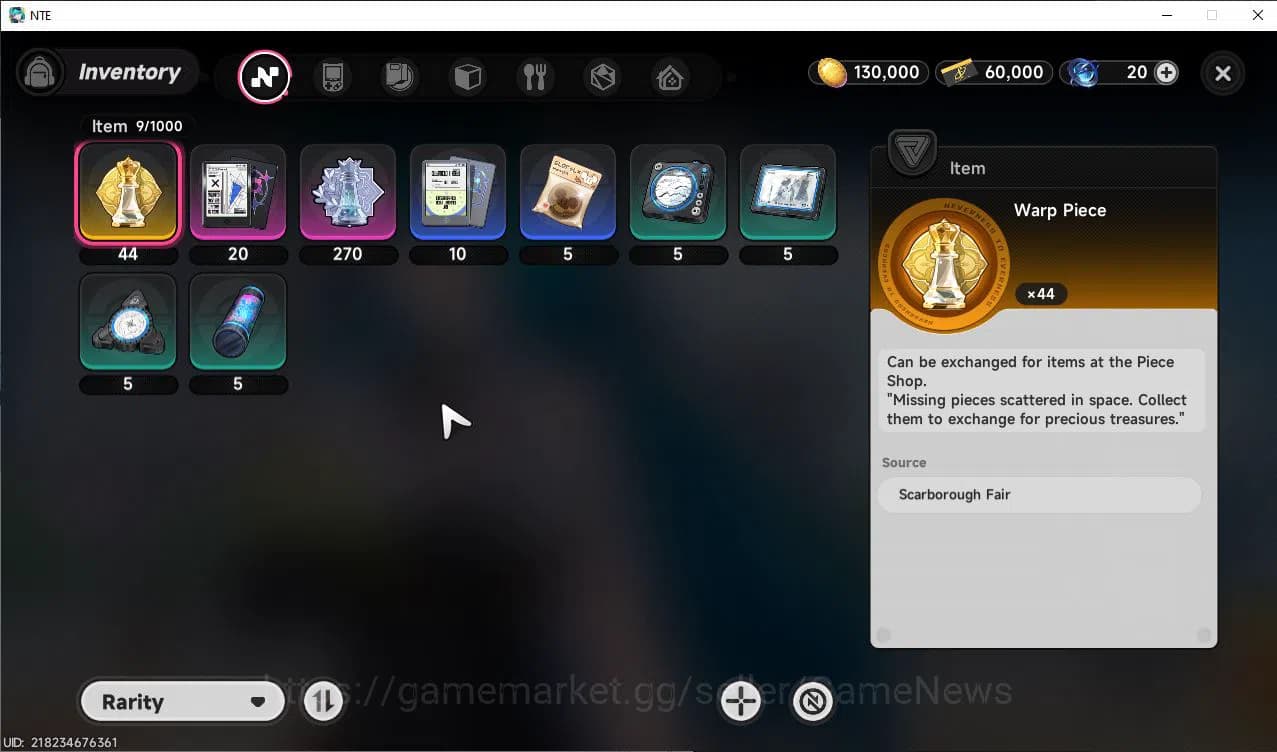 Neverness to Everness Accounts GLOBAL EU |HL 3| 1 SSR Limited Nanally |1 S Arc|4 image 5