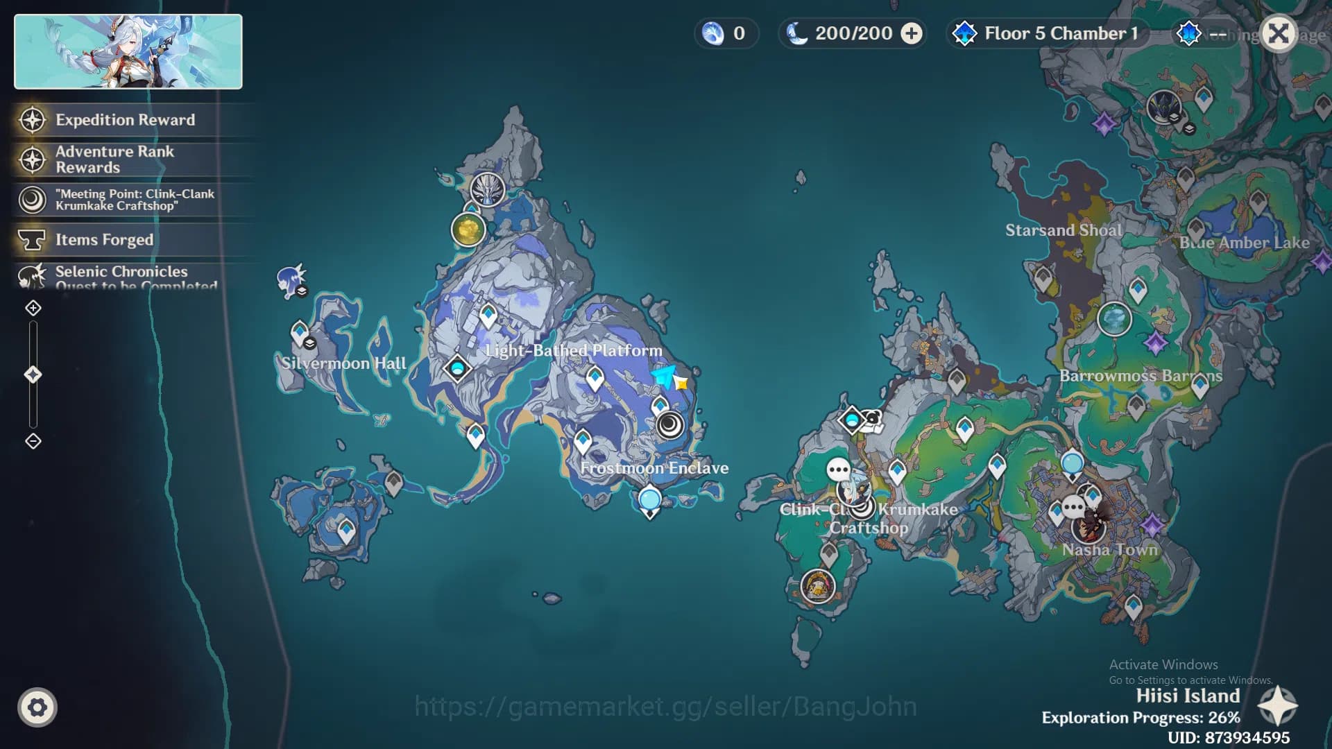 Genshin Impact Accounts ASIA | AR 38 columbinna, nahida, xingqiu, more det image 13