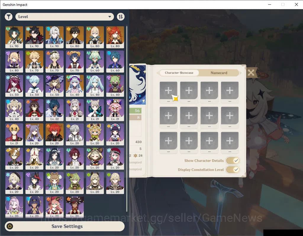 Genshin Impact Accounts Asia|AR 56|5 Limited +5(*5Weapon)|(Neuvillate,Wrio image 2