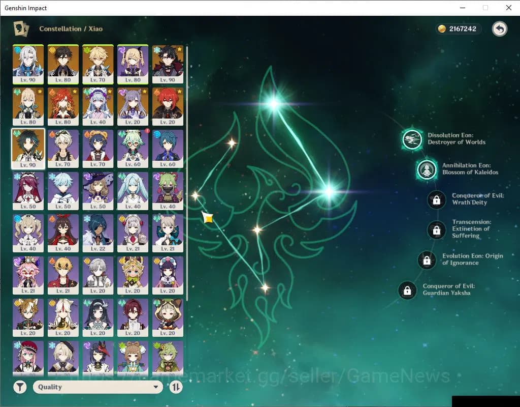 Genshin Impact Accounts Asia|AR 56|5 Limited +5(*5Weapon)|(Neuvillate,Wrio image 4