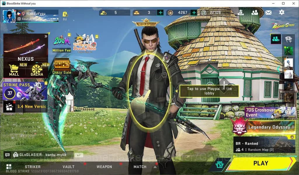 Blood Strike Accounts ASIA|MELE Scythe-LunaS+Collab 7DS[AK47,Karl98,QBZ9 image 1