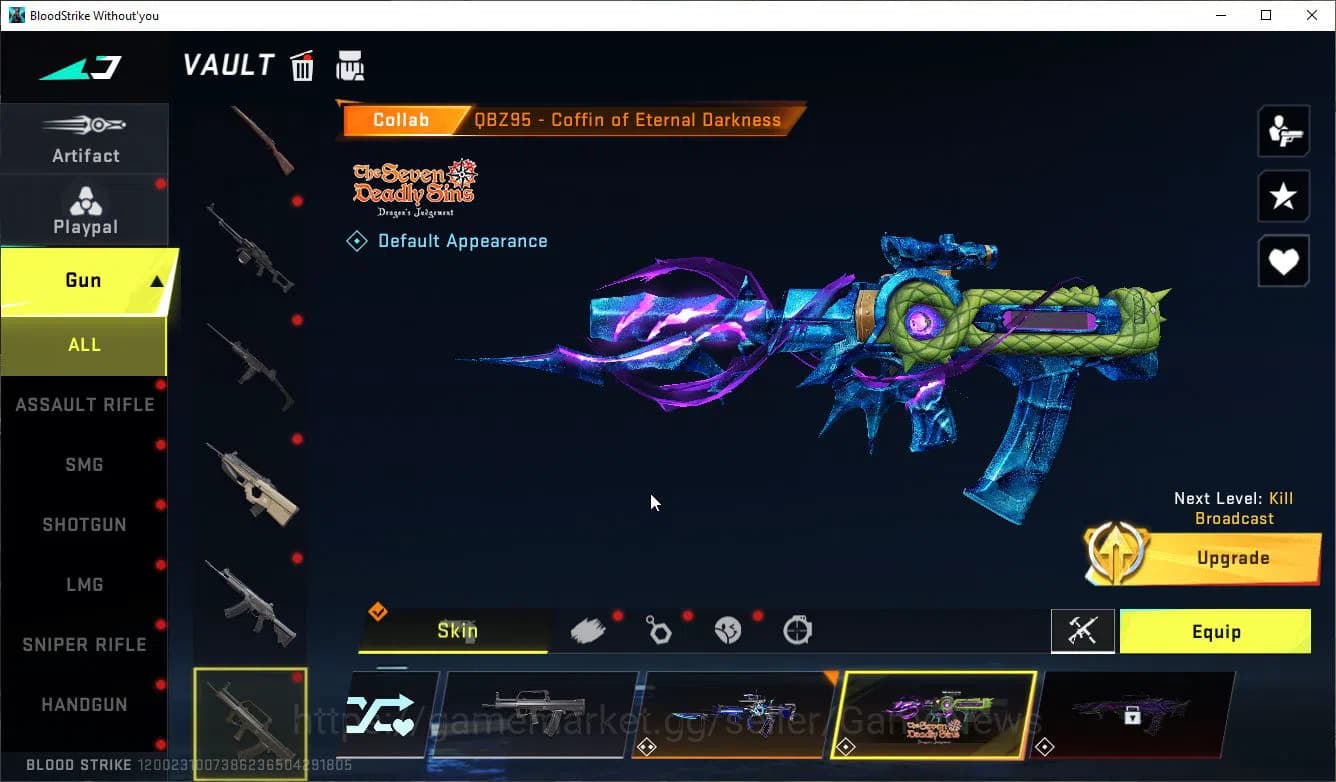 Blood Strike Accounts ASIA|MELE Scythe-LunaS+Collab 7DS[AK47,Karl98,QBZ9 image 14
