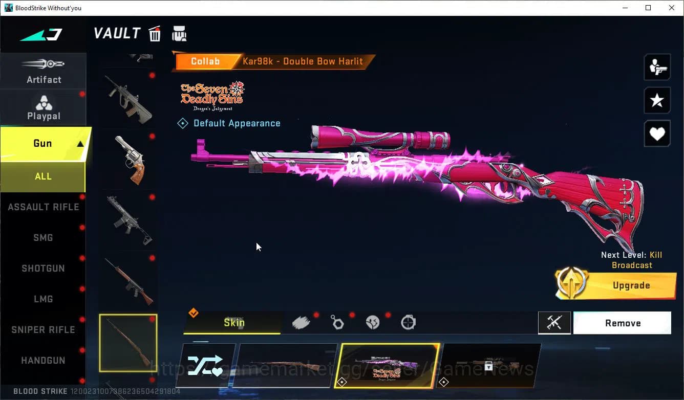 Blood Strike Accounts ASIA|MELE Scythe-LunaS+Collab 7DS[AK47,Karl98,QBZ9 image 15