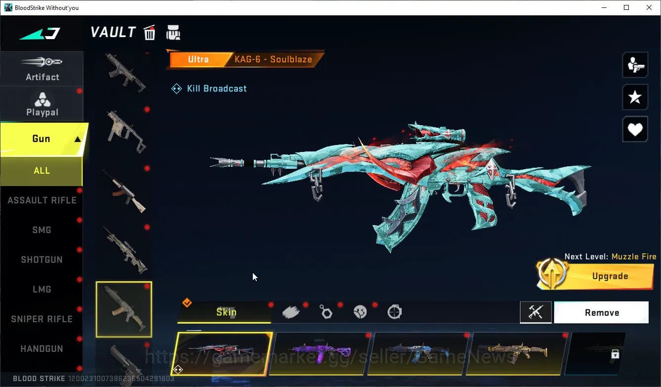 Blood Strike Accounts ASIA|MELE Scythe-LunaS+Collab 7DS[AK47,Karl98,QBZ9 image 19