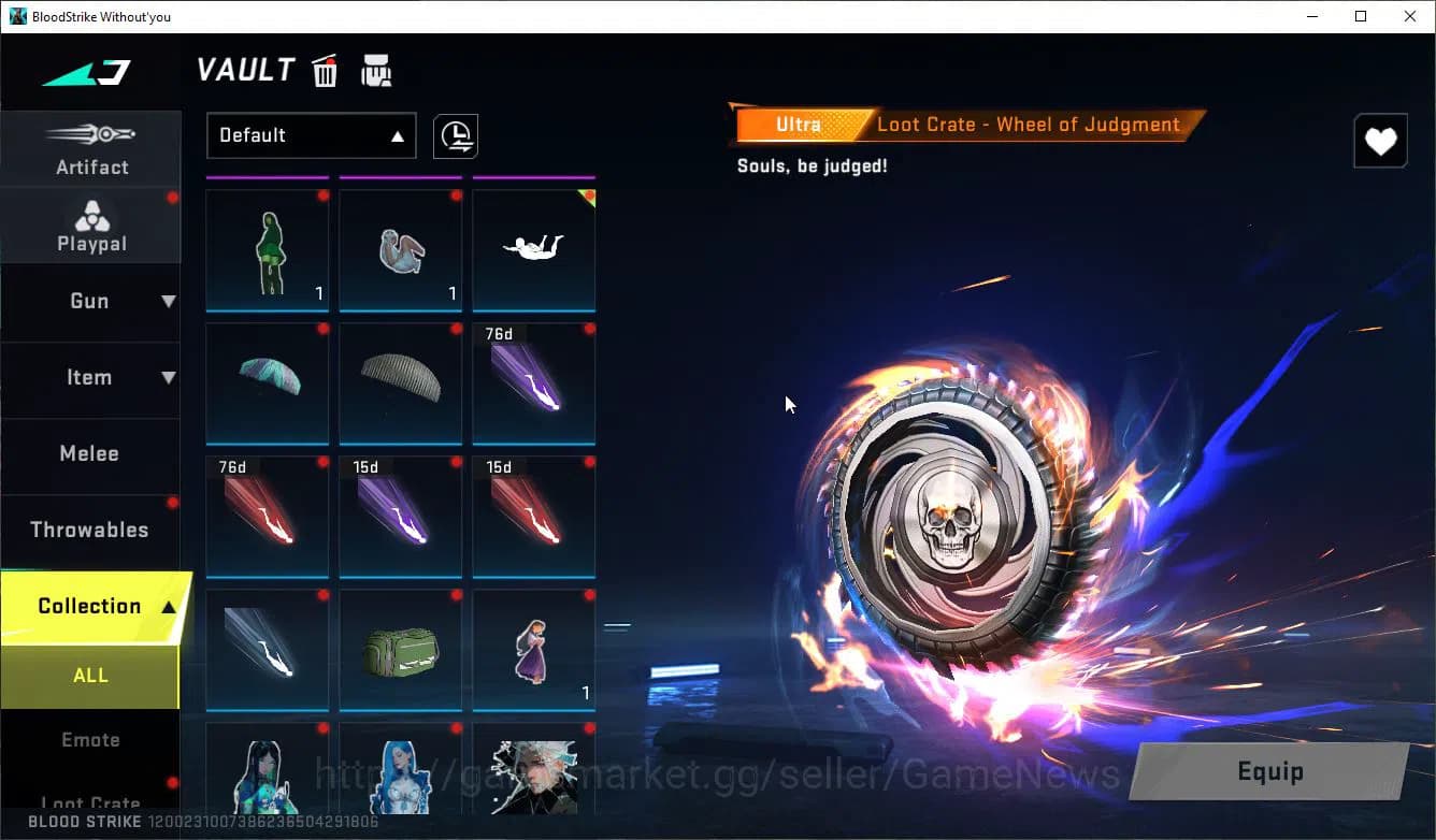 Blood Strike Accounts ASIA|MELE Scythe-LunaS+Collab 7DS[AK47,Karl98,QBZ9 image 4