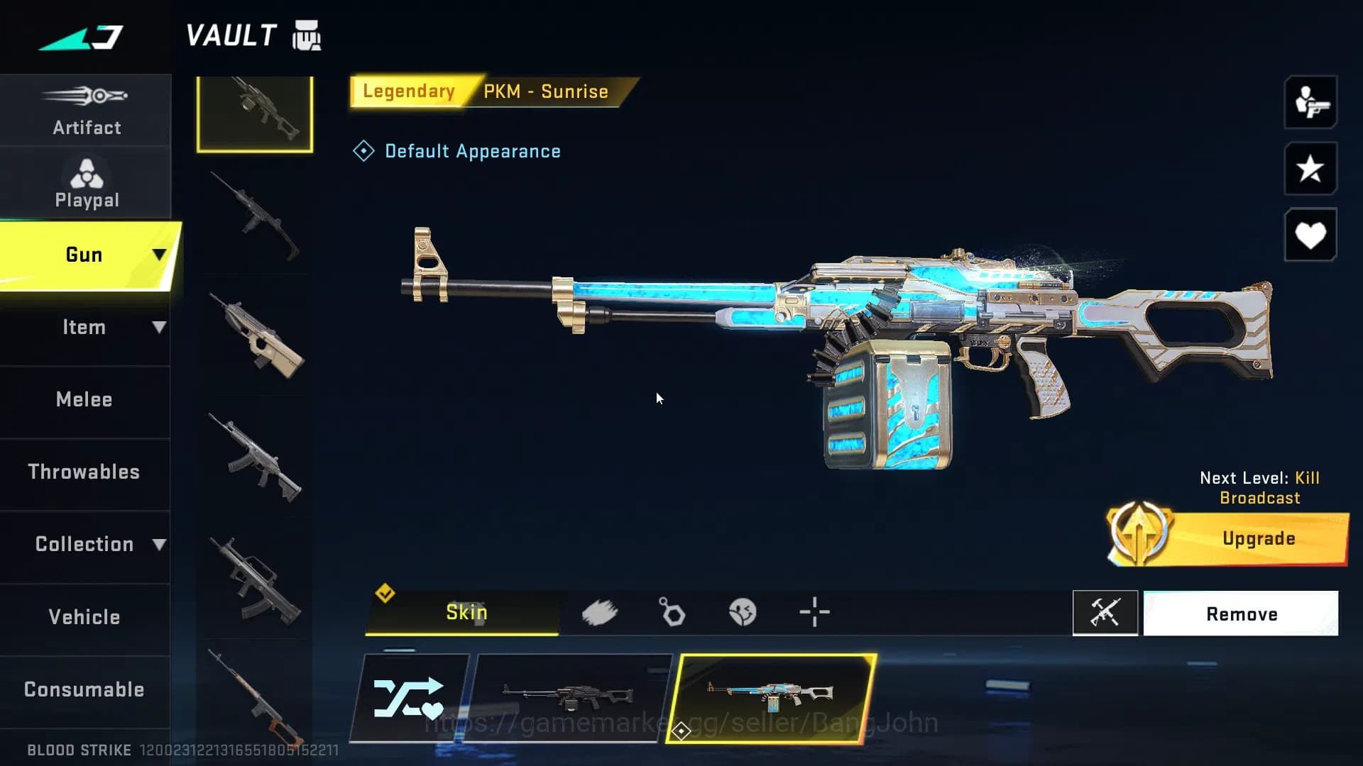 Blood Strike Accounts Asia | 4 7DS guns (AK47, M700, Kar98k, QBZ95), Ble image 13