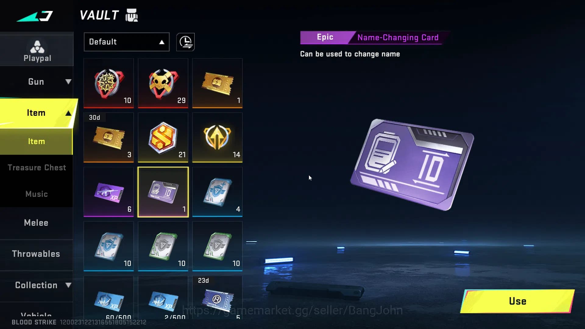 Blood Strike Accounts Asia | 4 7DS guns (AK47, M700, Kar98k, QBZ95), Ble image 17