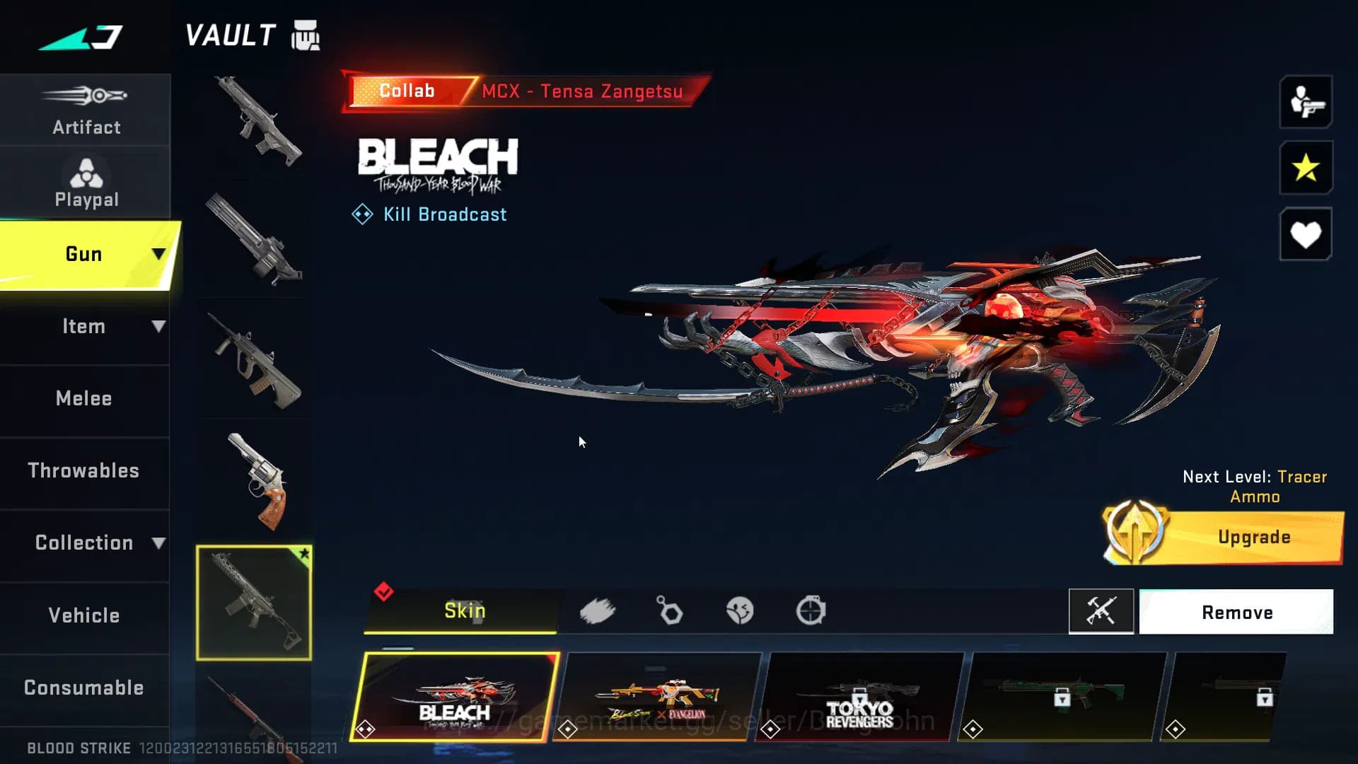 Blood Strike Accounts Asia | 4 7DS guns (AK47, M700, Kar98k, QBZ95), Ble image 8
