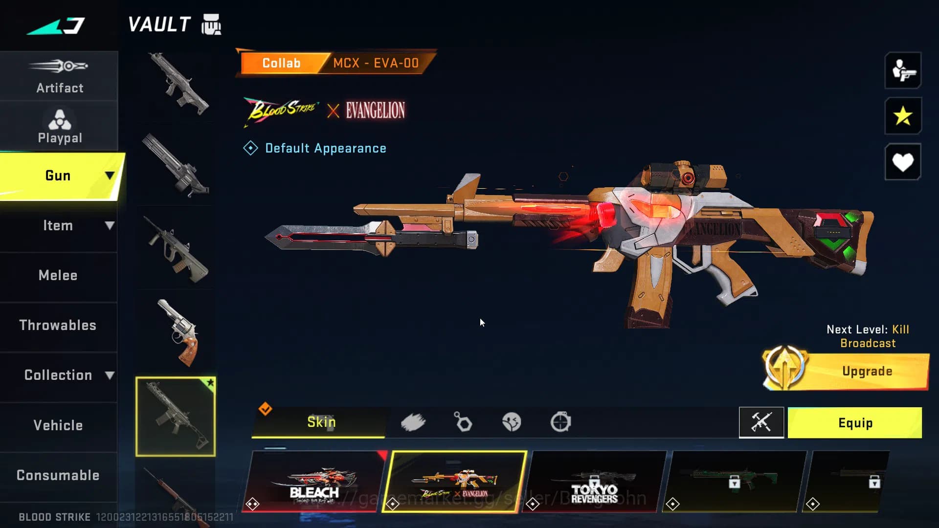 Blood Strike Accounts Asia | 4 7DS guns (AK47, M700, Kar98k, QBZ95), Ble image 9