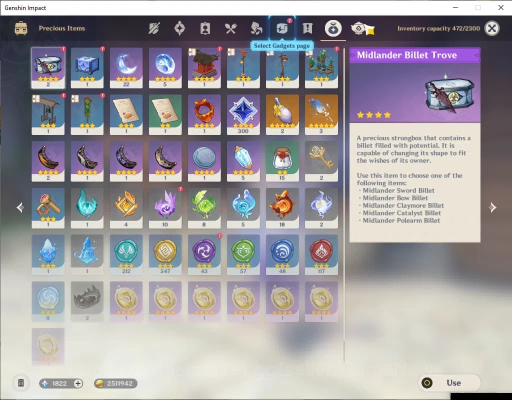 Genshin Impact Accounts ASIA|AR 49|Prime Team Skirk|4 Limited+1(*5Wep)|Ski image 10