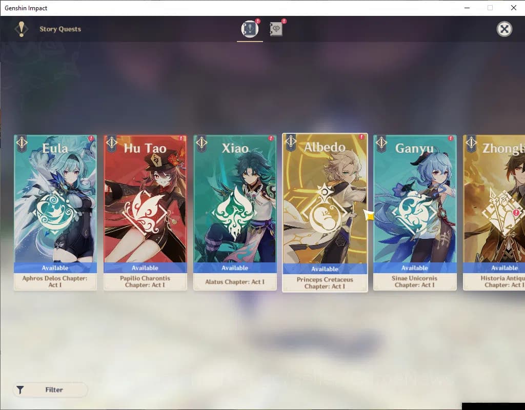 Genshin Impact Accounts ASIA|AR 49|Prime Team Skirk|4 Limited+1(*5Wep)|Ski image 12