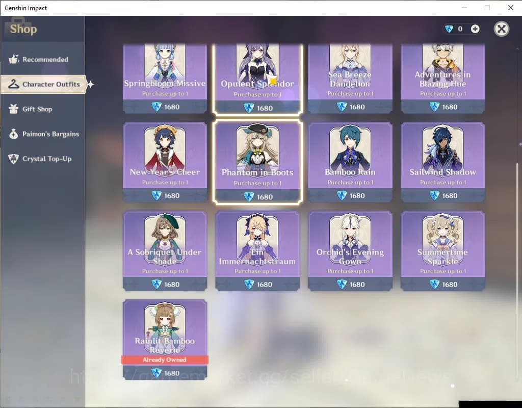 Genshin Impact Accounts ASIA|AR 49|Prime Team Skirk|4 Limited+1(*5Wep)|Ski image 4