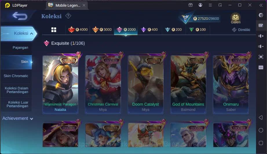 Mobile Legends: Bang Bang Accounts Hero 94|Skin 134|CC Natalia,Valentine Fanny,Blazin image 4