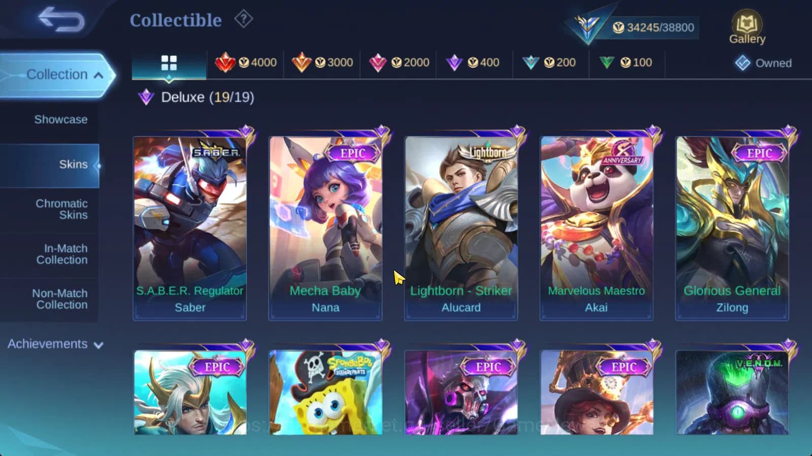 Mobile Legends: Bang Bang Accounts Hero 107|Skin 170|High Honor 48|CC Natalia,Gaara V image 8
