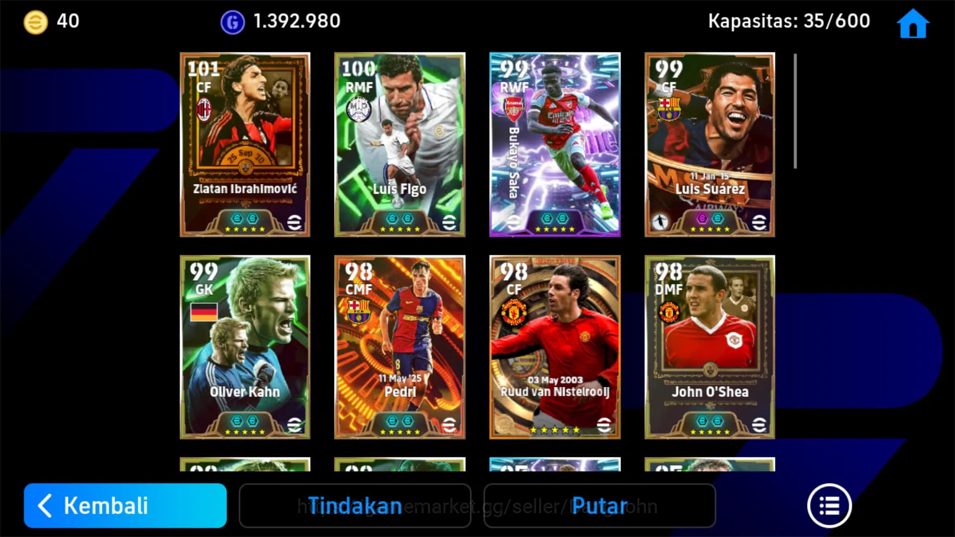 eFootball Accounts Power 3225 | Ibrahimovic Big time | Suarez Msn | S image 4