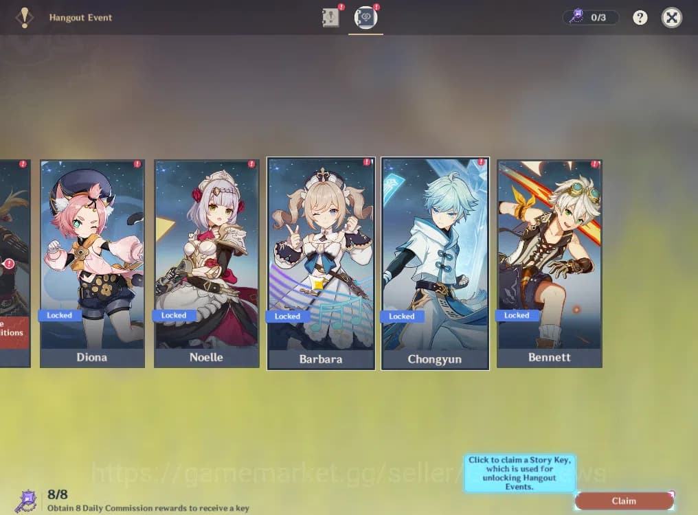 Genshin Impact Accounts ASIA|AR 33|1 Limited + 1(*5Weapon)|Chasca|McMale|L image 9