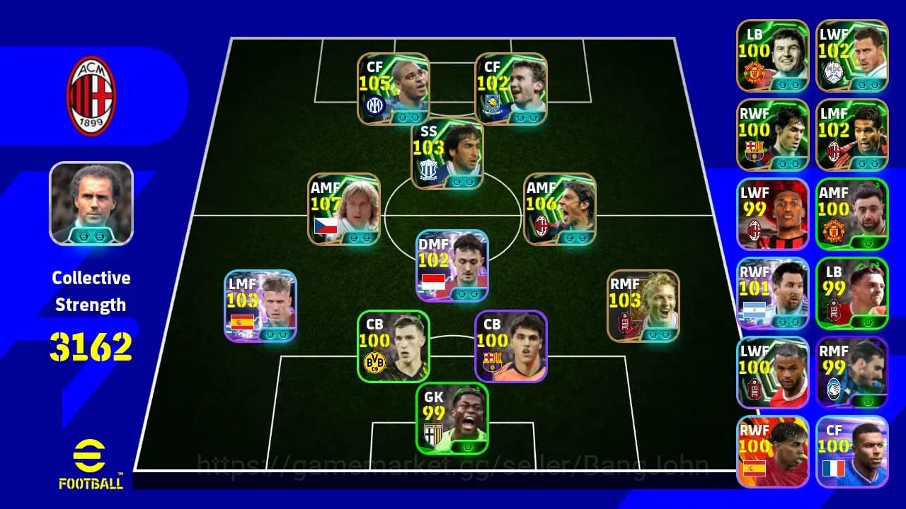 eFootball Accounts ANDROID|PW 3162|Adriano Epic,Pavel Nedved Epic,Rui image 7