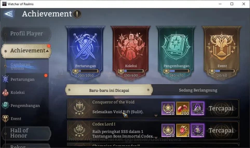 Watcher of Realms Accounts GLOBAL 60x|Lv67 2,8M Power|6 Lord[Rivenhald,Solcad image 3
