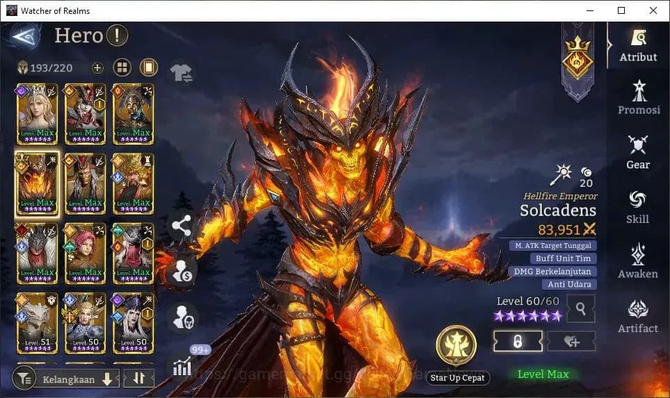 Watcher of Realms Accounts GLOBAL 60x|Lv67 2,8M Power|6 Lord[Rivenhald,Solcad image 9