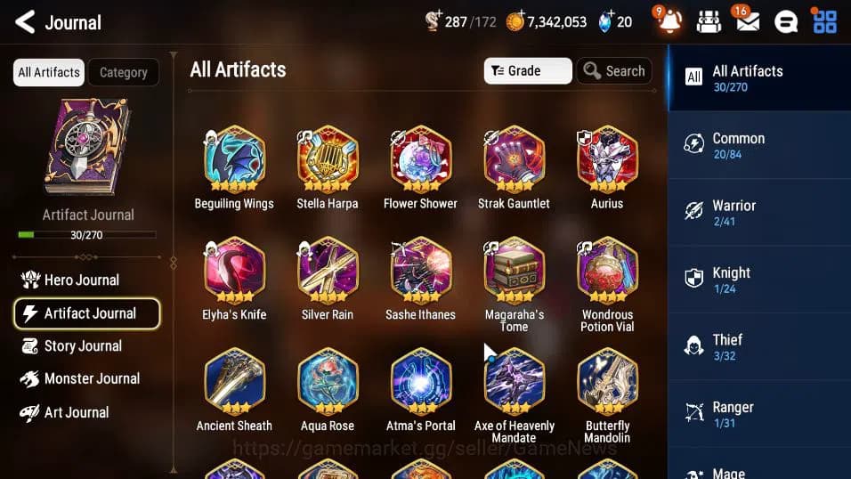 Epic Seven Accounts ASIA Unverif|New Era Mor lv6|2 ML(Salome,Solitaria image 18