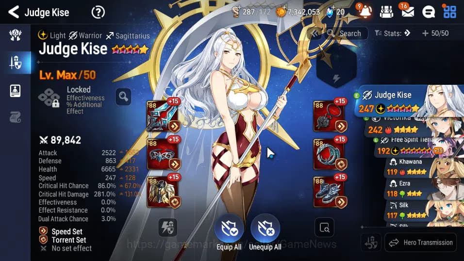 Epic Seven Accounts ASIA Unverif|New Era Mor lv6|2 ML(Salome,Solitaria image 4