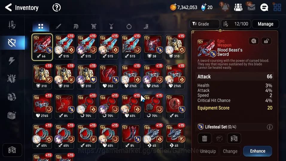 Epic Seven Accounts ASIA Unverif|New Era Mor lv6|2 ML(Salome,Solitaria image 8