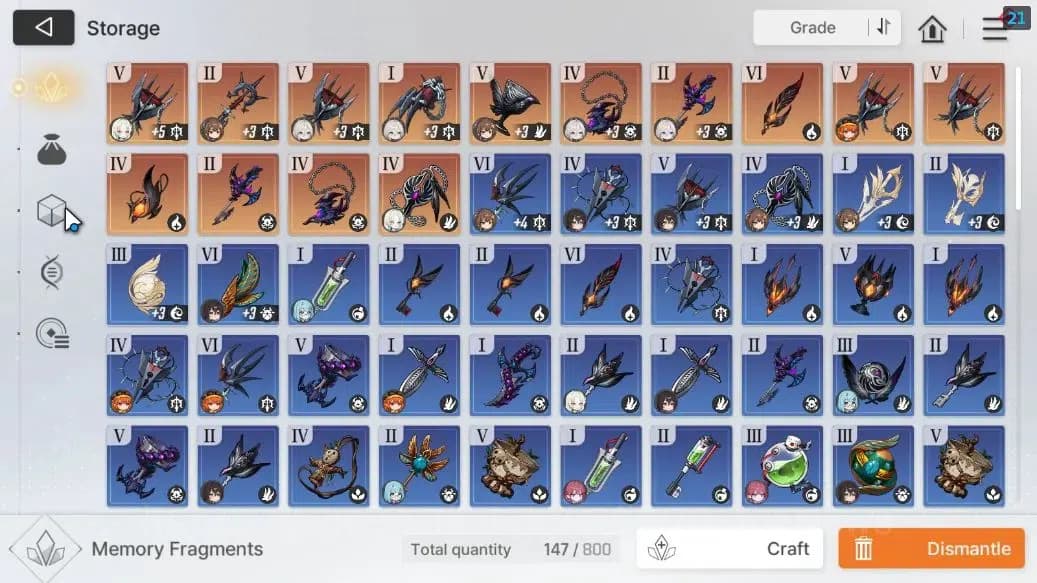 Chaos Zero Nightmare Accounts GLOBAL Lv 47|5 SSR[Heidemarie,Rita,Yuki,Veronica,R image 11