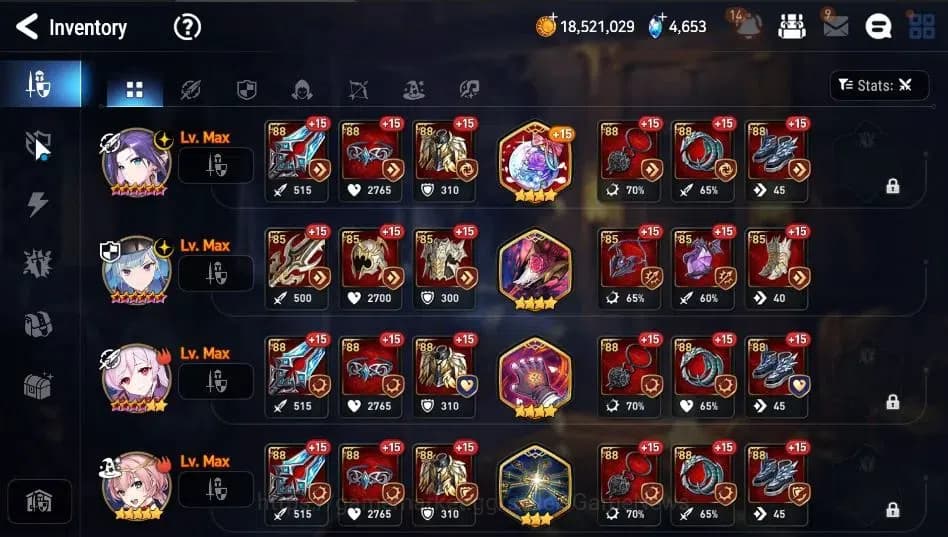 Epic Seven Accounts ASIA Unverif|7 ML(Salome, NM Luna, SP Politis,etc) image 17