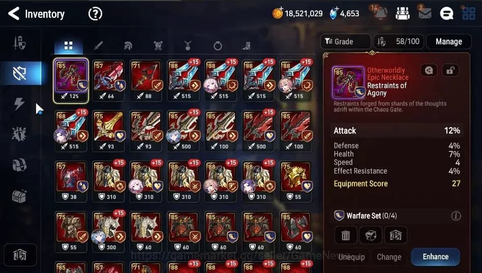 Epic Seven Accounts ASIA Unverif|7 ML(Salome, NM Luna, SP Politis,etc) image 18