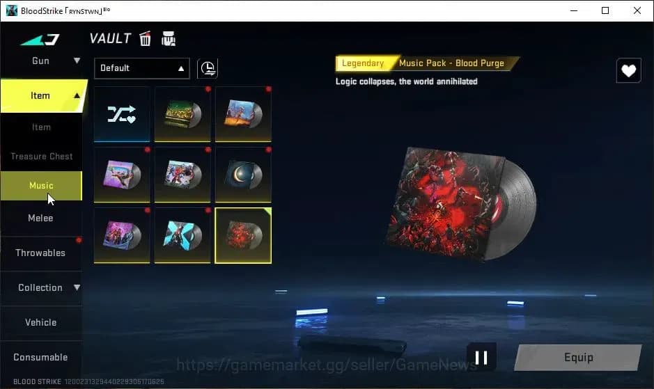 Blood Strike Accounts ASIA|Eternal ZERO-Odashadow|Collab 7DS[QBZ95,Kar98 image 18