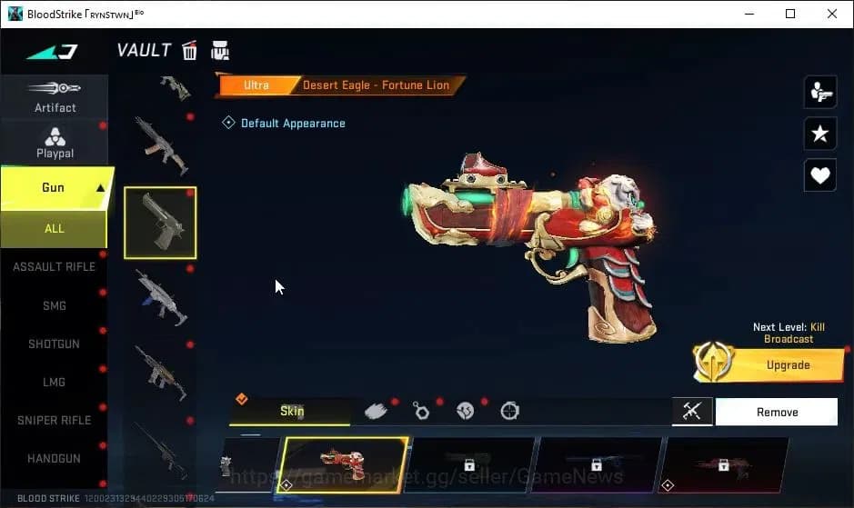 Blood Strike Accounts ASIA|Eternal ZERO-Odashadow|Collab 7DS[QBZ95,Kar98 image 9