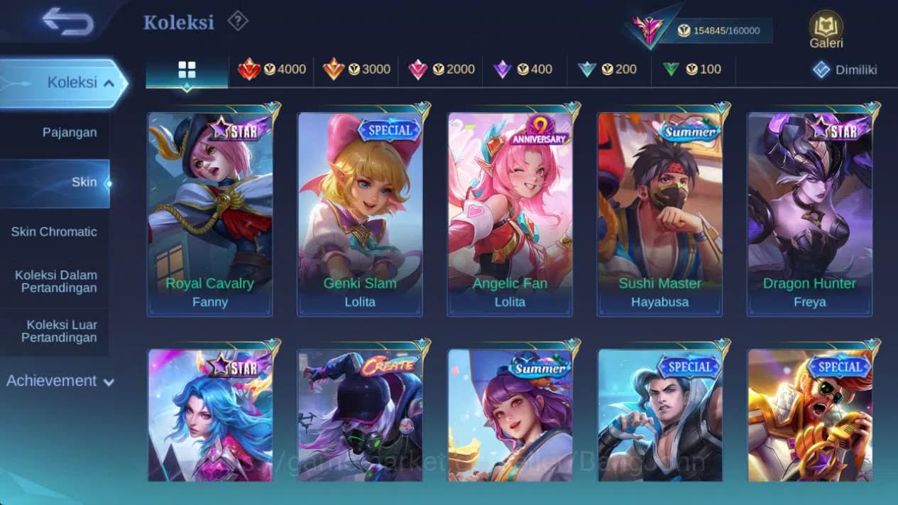 Mobile Legends: Bang Bang Accounts GLOBAL|skin 485, hero 132|legend alu,strwrs argus, image 10