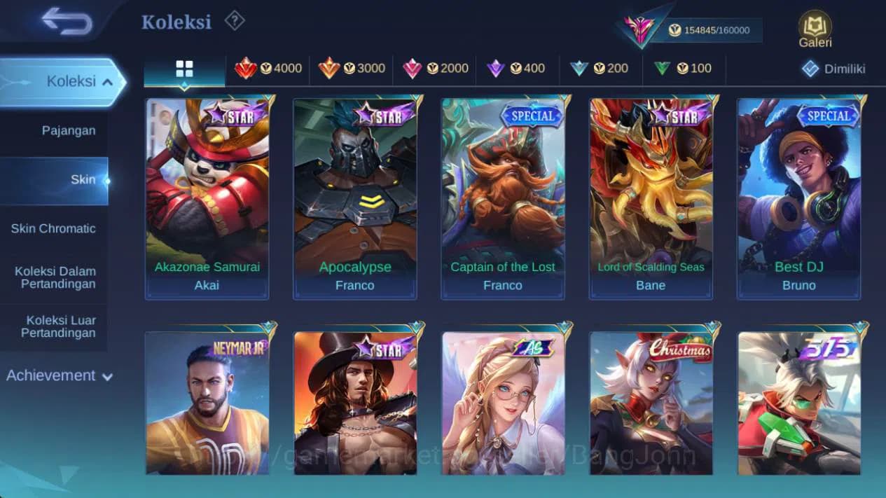 Mobile Legends: Bang Bang Accounts GLOBAL|skin 485, hero 132|legend alu,strwrs argus, image 11