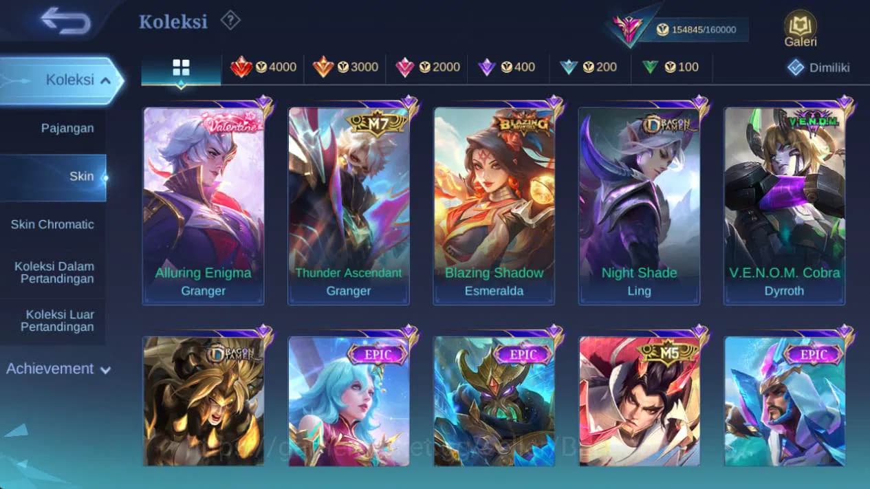 Mobile Legends: Bang Bang Accounts GLOBAL|skin 485, hero 132|legend alu,strwrs argus, image 14