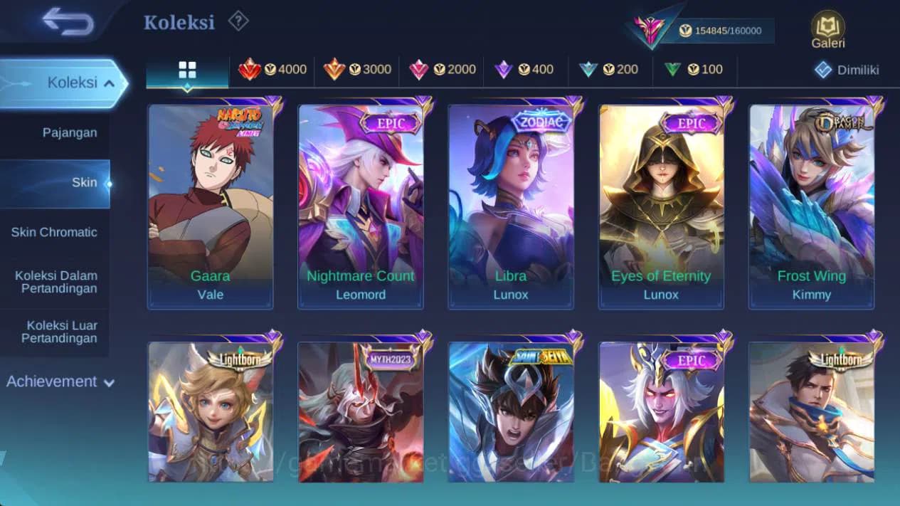 Mobile Legends: Bang Bang Accounts GLOBAL|skin 485, hero 132|legend alu,strwrs argus, image 15