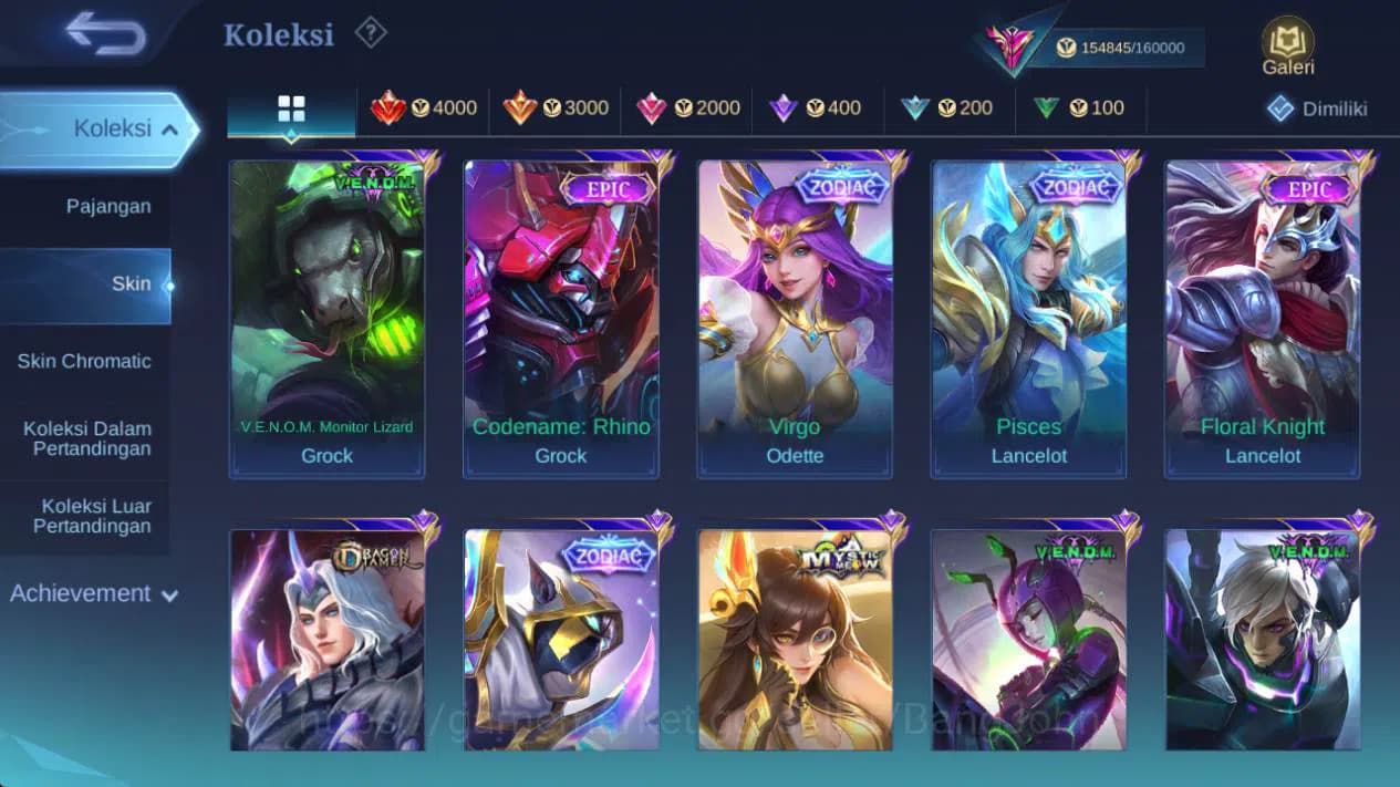 Mobile Legends: Bang Bang Accounts GLOBAL|skin 485, hero 132|legend alu,strwrs argus, image 17