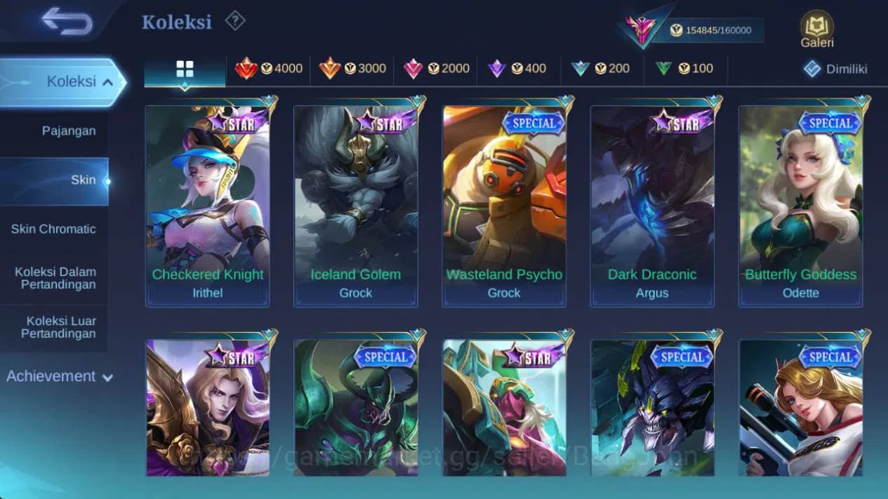 Mobile Legends: Bang Bang Accounts GLOBAL|skin 485, hero 132|legend alu,strwrs argus, image 7