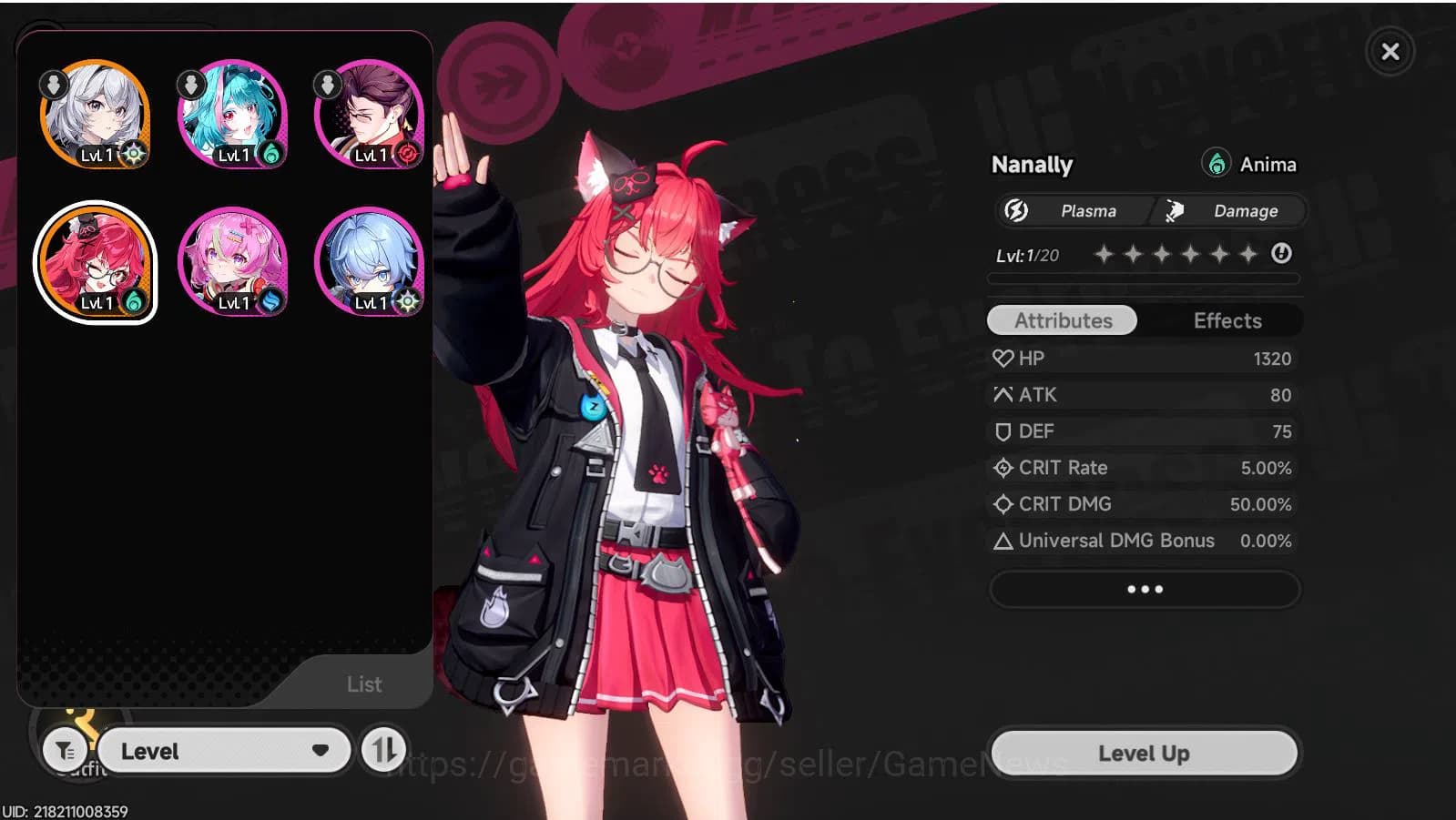 Neverness to Everness Accounts EU HL 3 | Fresh Starter 1 SSR (Nanally) + 4 SR (Ed image 1