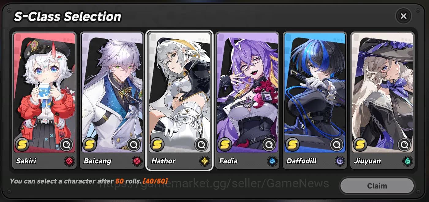 Neverness to Everness Accounts EU HL 3 | Fresh Starter 1 SSR (Nanally) + 4 SR (Ed image 5