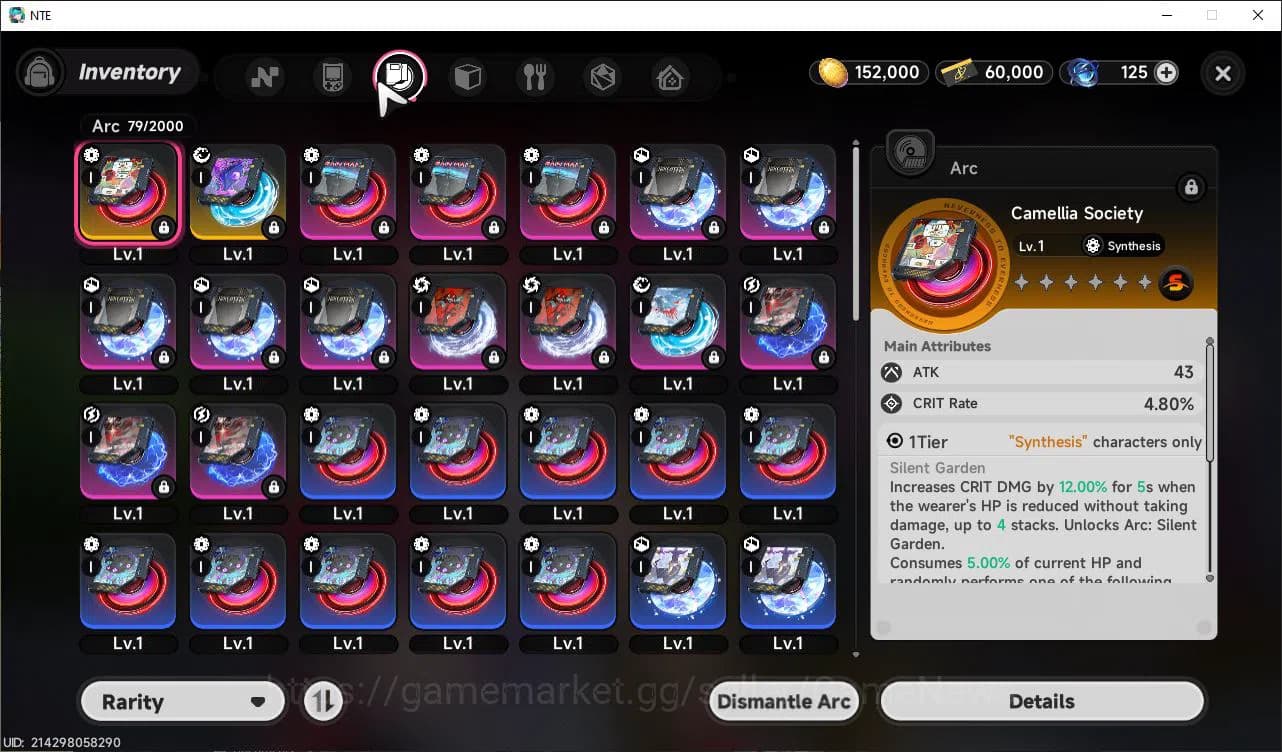 Neverness to Everness Accounts GLOBAL NA|HL 3| 1 SSR Limited Nanally + Skin |5 SR image 8