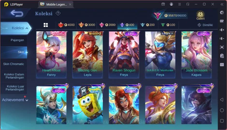 Mobile Legends: Bang Bang Accounts GLOBAL|Hero 132|Skin 347|Prime Yz,Trf Roger,Sanrio image 14