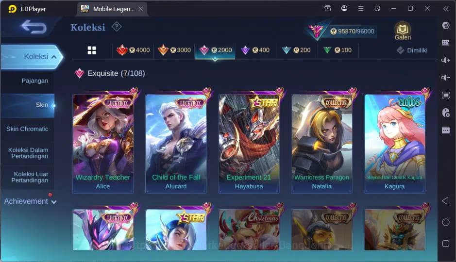 Mobile Legends: Bang Bang Accounts GLOBAL|Hero 132|Skin 347|Prime Yz,Trf Roger,Sanrio image 17