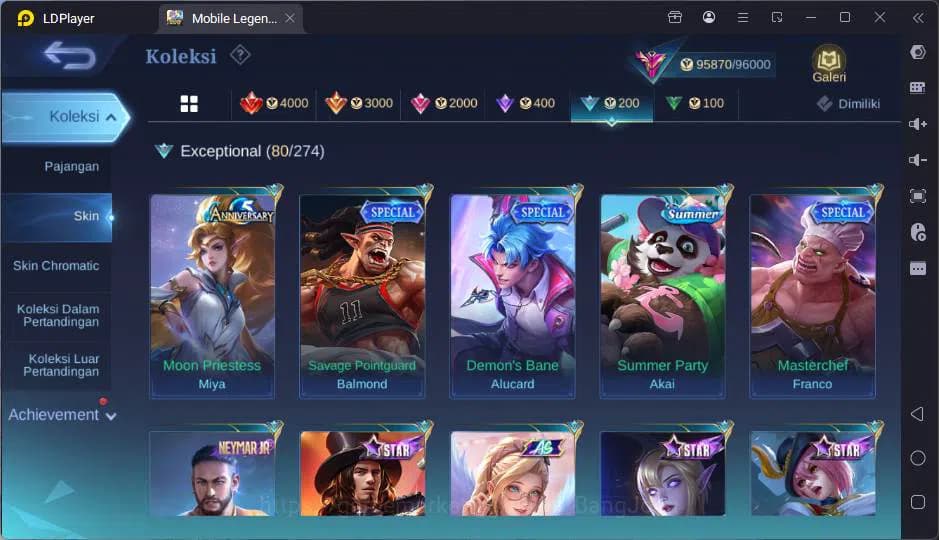 Mobile Legends: Bang Bang Accounts GLOBAL|Hero 132|Skin 347|Prime Yz,Trf Roger,Sanrio image 9